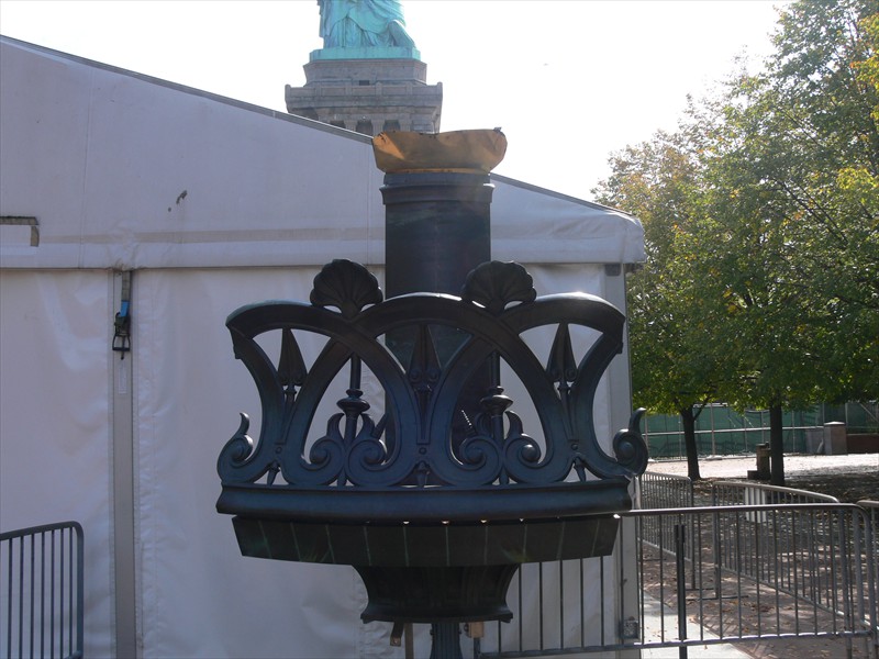 A spare piece for the Statue of Liberty